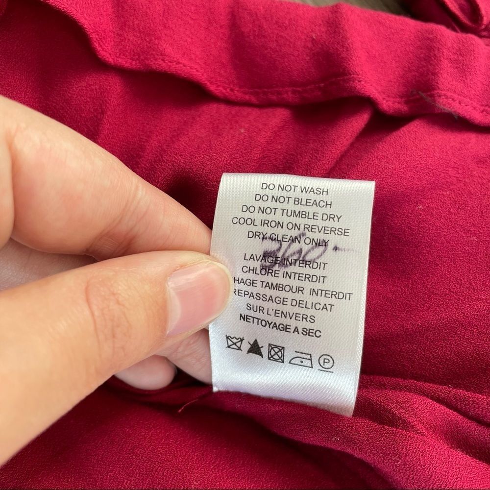 IRO- Raspberry Mini Dress Size 38 (M/6) - Picture 7 of 12